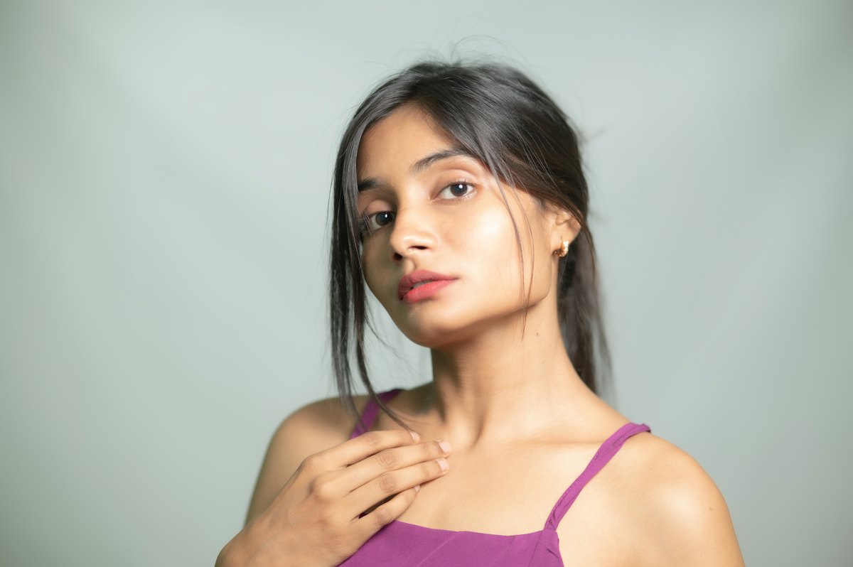 Woman with healthy, radiant skin
