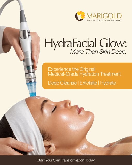 Instagram post: HydraFacial glow — more than skin deep